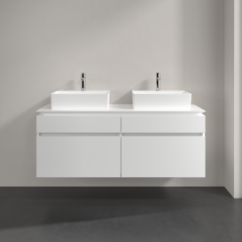 Тумба под раковину Villeroy & Boch Legato 140х55 см ДСП белый матовый B66900MS