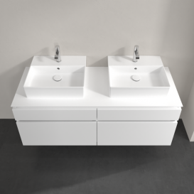 Тумба под раковину Villeroy & Boch Legato 140х55 см ДСП белый матовый B66900MS