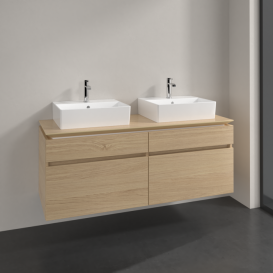 Тумба под раковину Villeroy & Boch Legato 140х55 см ДСП северный дуб B66900VJ