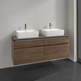 Тумба під раковину Villeroy & Boch Legato 140х55 см ДСП дуб аризона B66900VH