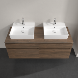 Тумба під раковину Villeroy & Boch Legato 140х55 см ДСП дуб аризона B66900VH