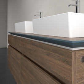 Тумба під раковину Villeroy & Boch Legato 140х55 см ДСП дуб аризона B66900VH