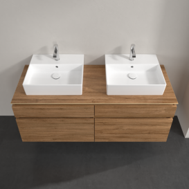 Тумба під раковину Villeroy & Boch Legato 140х55 см ДСП дуб канзас B66900RH