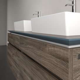 Тумба під раковину Villeroy & Boch Legato 140х55 см ДСП кам'яний дуб B66900RK