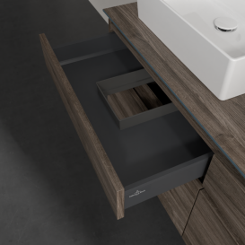 Тумба під раковину Villeroy & Boch Legato 140х55 см ДСП кам'яний дуб B66900RK