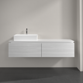 Тумба під раковину Villeroy & Boch Legato 160х38 см МДФ/ДСП біле дерево B67200E8