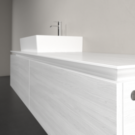 Тумба під раковину Villeroy & Boch Legato 160х38 см МДФ/ДСП біле дерево B67200E8