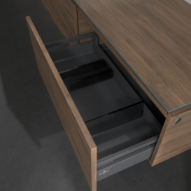 Тумба під раковину Villeroy & Boch Legato 160х38 см ДСП дуб аризона B67200VH