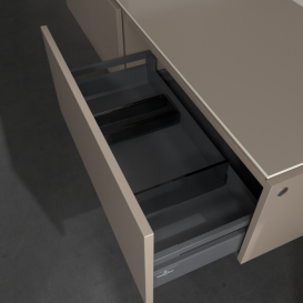 Тумба під раковину Villeroy & Boch Legato 160х38 см ДСП сірий трюфель B67200VG