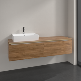 Тумба под раковину Villeroy & Boch Legato 160х38 см ДСП дуб канзас B67200RH