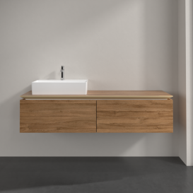 Тумба под раковину Villeroy & Boch Legato 160х38 см ДСП дуб канзас B67200RH