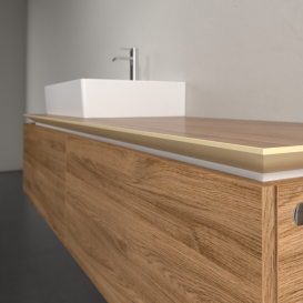 Тумба под раковину Villeroy & Boch Legato 160х38 см ДСП дуб канзас B67200RH