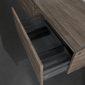 Тумба под раковину Villeroy & Boch Legato 160х38 см ДСП каменный дуб B67200RK