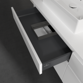 Тумба під раковину Villeroy & Boch Legato 160х55 см ДСП білий матовий B67300MS