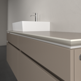 Тумба под раковину Villeroy & Boch Legato 160х55 см ДСП трюфель серый B67300VG