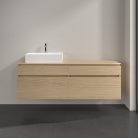 Тумба під раковину Villeroy&Boch Legato 160х55 см ДСП північний дуб B67300VJ