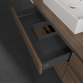 Тумба під раковину Villeroy & Boch Legato 160х55 см ДСП дуб аризона B67300VH