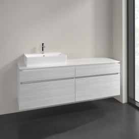 Тумба під раковину Villeroy & Boch Legato 160х55 см ДСП біле дерево B67300E8