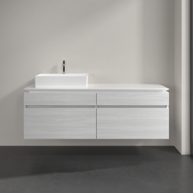 Тумба под раковину Villeroy & Boch Legato 160х55 см ДСП белое дерево B67300E8