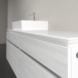 Тумба под раковину Villeroy & Boch Legato 160х55 см ДСП белое дерево B67300E8