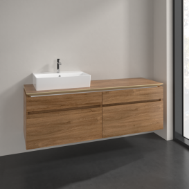 Тумба під раковину Villeroy & Boch Legato 160х55 см ДСП дуб канзас B67300RH