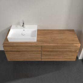 Тумба під раковину Villeroy & Boch Legato 160х55 см ДСП дуб канзас B67300RH