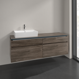 Тумба під раковину Villeroy & Boch Legato 160х55 см ДСП кам'яний дуб B67300RK