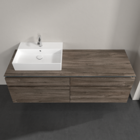 Тумба під раковину Villeroy & Boch Legato 160х55 см ДСП кам'яний дуб B67300RK