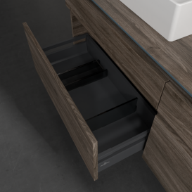 Тумба під раковину Villeroy & Boch Legato 160х55 см ДСП кам'яний дуб B67300RK