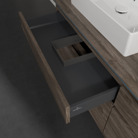 Тумба під раковину Villeroy & Boch Legato 160х55 см ДСП кам'яний дуб B67300RK