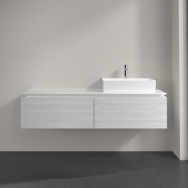 Тумба під раковину Villeroy & Boch Legato 160х38 см ДСП біле дерево B67400E8