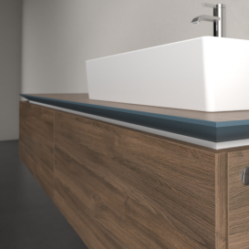 Тумба под раковину Villeroy & Boch Legato 160х38 см ДСП дуб аризона B67400VH