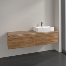 Тумба под раковину Villeroy & Boch Legato 160х38 см ДСП дуб канзас B67400RH