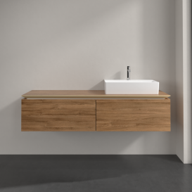 Тумба под раковину Villeroy & Boch Legato 160х38 см ДСП дуб канзас B67400RH