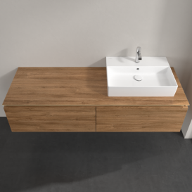 Тумба под раковину Villeroy & Boch Legato 160х38 см ДСП дуб канзас B67400RH