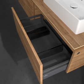 Тумба под раковину Villeroy & Boch Legato 160х38 см ДСП дуб канзас B67400RH