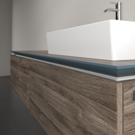 Тумба под раковину Villeroy & Boch Legato 160х38 см ДСП каменный дуб B67400RK