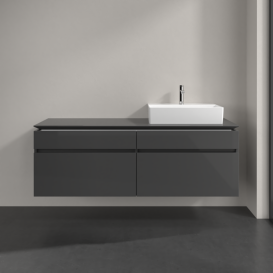 Тумба под раковину Villeroy & Boch Legato 160х55 см МДФ/ДСП глянцевый серый B67500FP