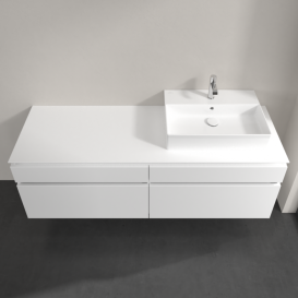 Тумба под раковину Villeroy & Boch Legato 160х55 см ДСП белый матовый B67500MS