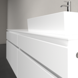 Тумба под раковину Villeroy & Boch Legato 160х55 см ДСП белый матовый B67500MS