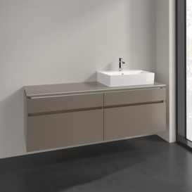 Тумба под раковину Villeroy & Boch Legato 160х55 см ДСП трюфель серый B67500VG