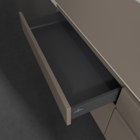 Тумба под раковину Villeroy & Boch Legato 160х55 см ДСП трюфель серый B67500VG