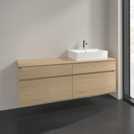 Тумба под раковину Villeroy & Boch Legato 160х55 см ДСП северный дуб B67500VJ