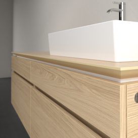 Тумба под раковину Villeroy & Boch Legato 160х55 см ДСП северный дуб B67500VJ