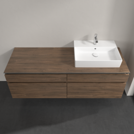 Тумба під раковину Villeroy & Boch Legato 160х55 см ДСП дуб аризона B67500VH