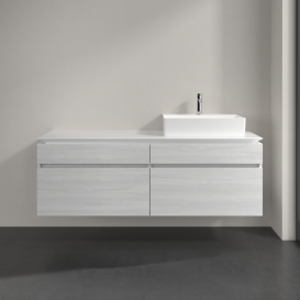 Тумба під раковину Villeroy & Boch Legato 160х55 см ДСП біле дерево B67500E8