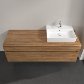 Тумба под раковину Villeroy & Boch Legato 160х55 см ДСП дуб канзас B67500RH