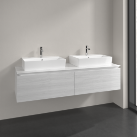 Тумба под раковину Villeroy & Boch Legato 160х38 см ДСП белое дерево B67600E8