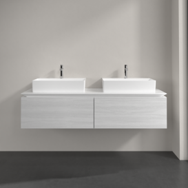 Тумба под раковину Villeroy & Boch Legato 160х38 см ДСП белое дерево B67600E8