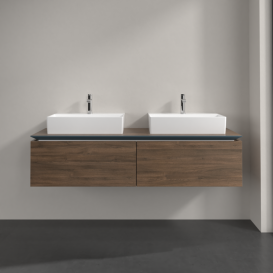 Тумба під раковину Villeroy & Boch Legato 160х38 см ДСП дуб аризона B67600VH